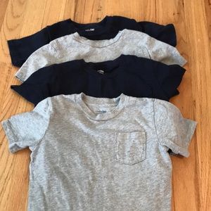 Boys baby gap plain short sleeve tees. Size 3t